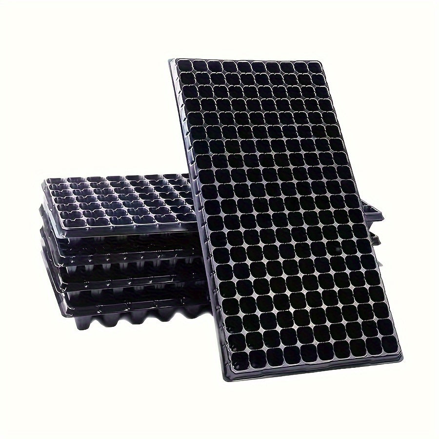 10-Pack Boho Style Seedling Trays with Drainage Holes for Garden and Balcony Planting