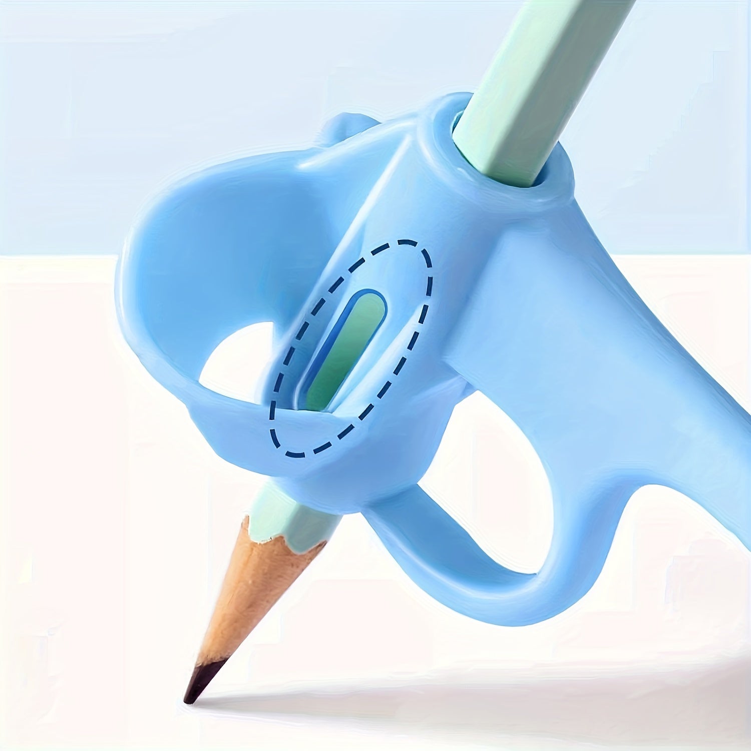 Set of 4 Silicone Pen Correctors for Improved Handwriting Posture