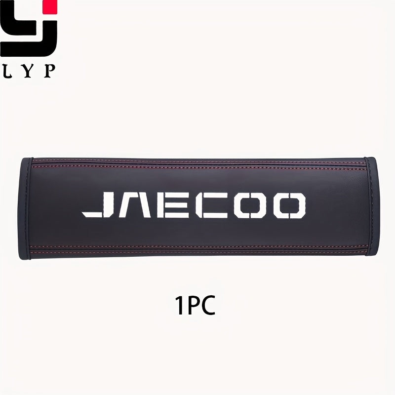 Avtomobil o'rindiq kamarining yelka yostiqchasi, yumshoq qoplamali, qizil aksent bilan, transport qulayligi uchun