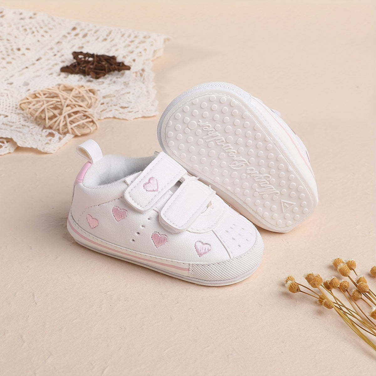 Baby Girl Sneakers Lightweight Non-Slip Shoes for All Seasons