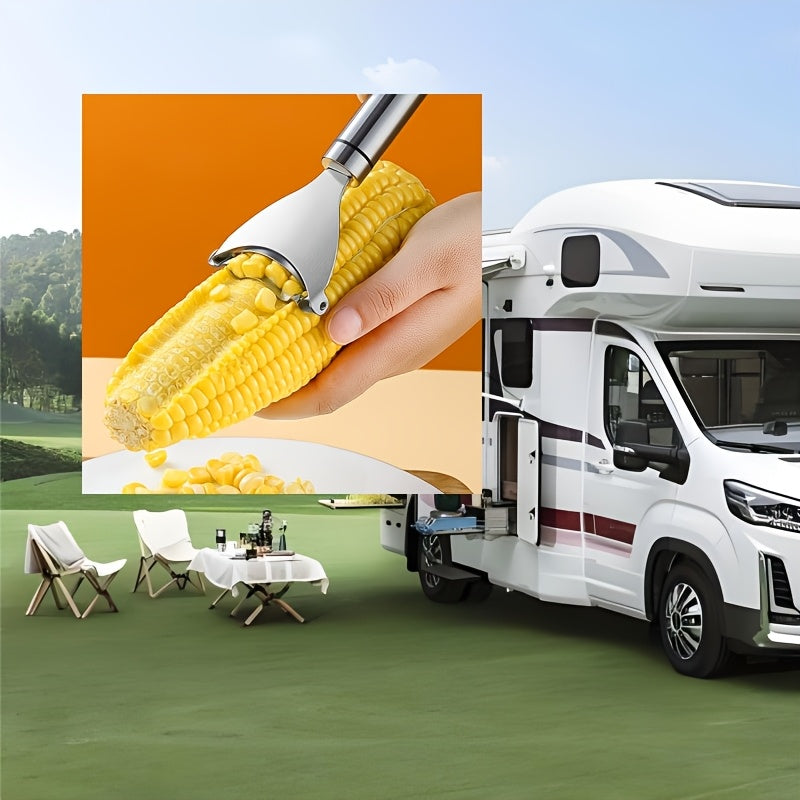 Stainless Steel Corn Peeler Thresher Separator for RV Kitchen