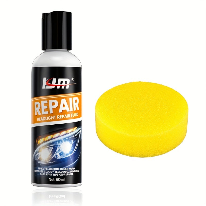 Car Headlight Repair Cream Polishing Nourishing Plastic Renewal Tool
