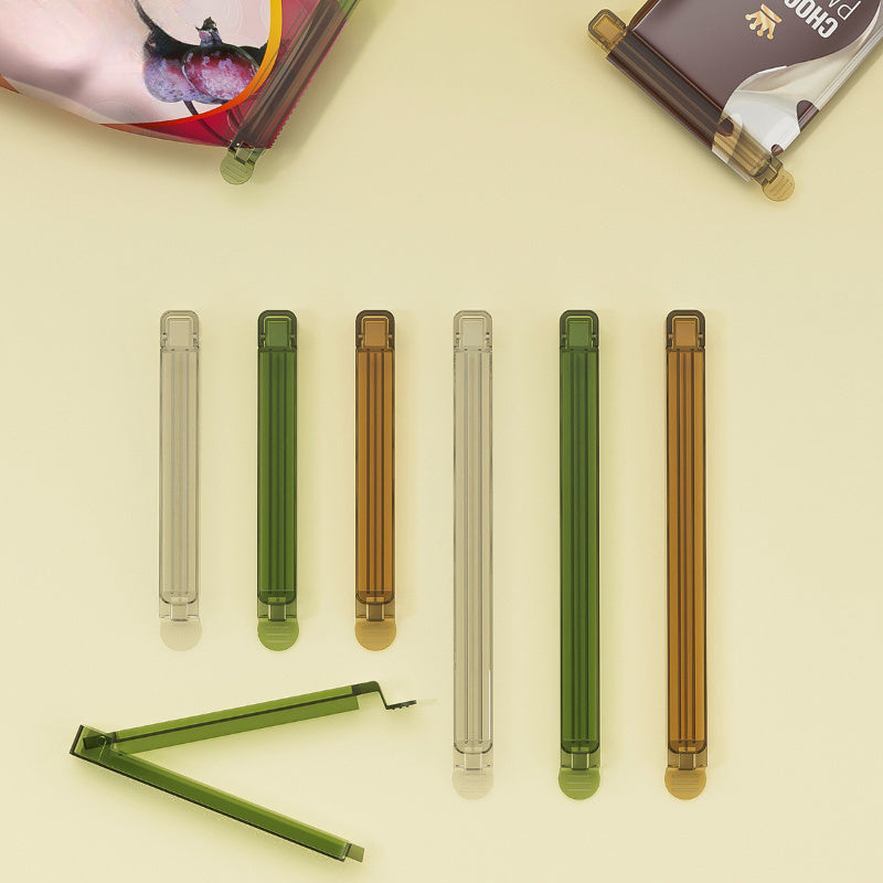 5 dona Mini vakuum yopishqoq sumka kliplar to'plami, atıştırmalıklarni yopishtirish uchun, chips va kukun uchun ideal