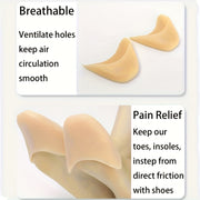 Unisex Silicone Toe Protectors Gel Cushions Reusable Toe Caps