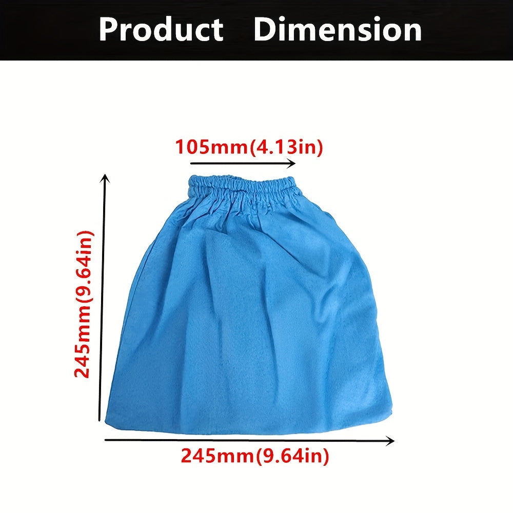 2 Pack Vacuum Filter Dust Bags for Wet Dry Vacuums 15-60L Non-Woven Cloth