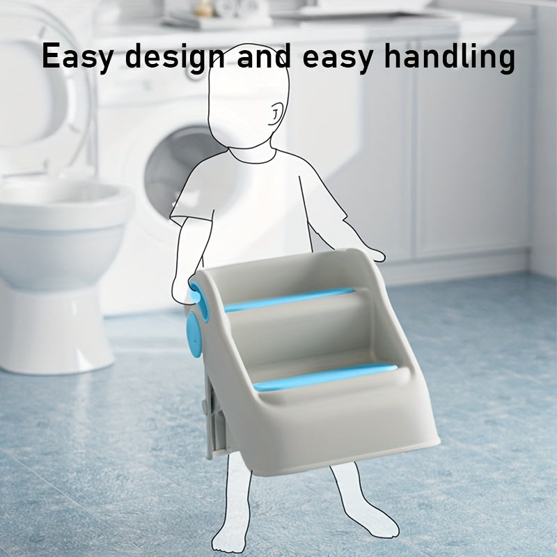 Children's Wooden Step Stool for Kids Bathroom and Bedroom Use