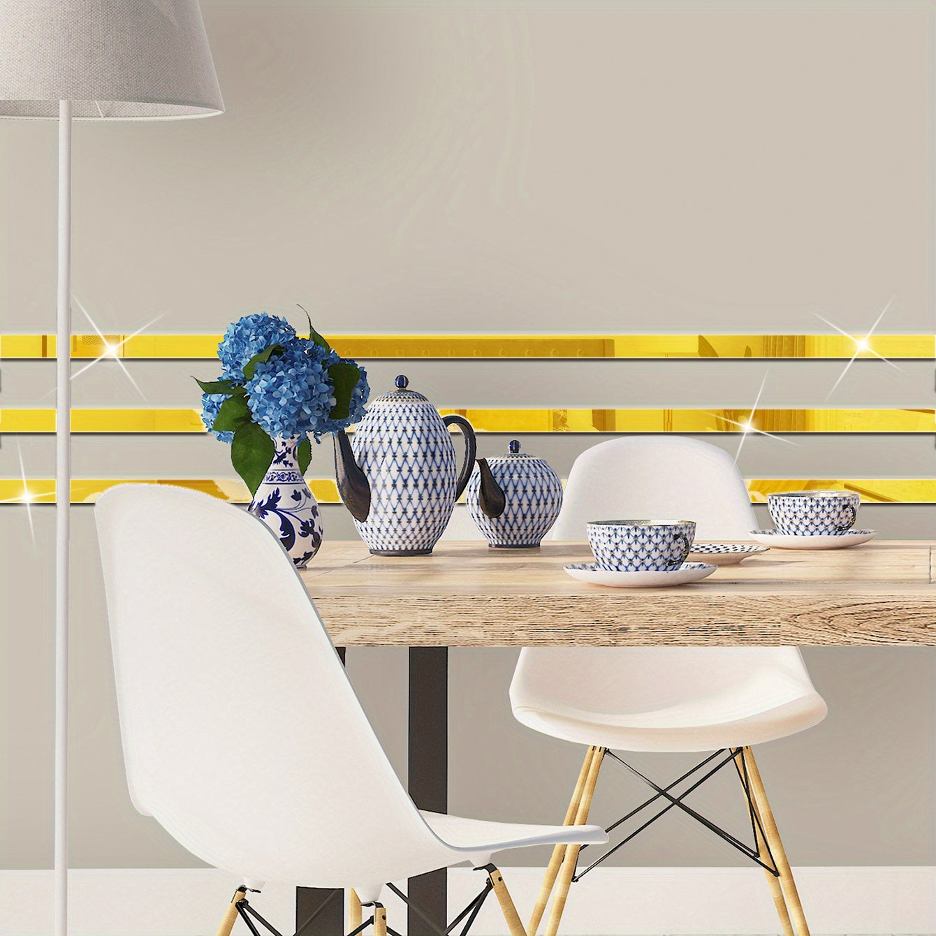 10 Shatterproof Acrylic Mirror Wall Stickers for Living Room Bedroom Bathroom Kitchen Decor