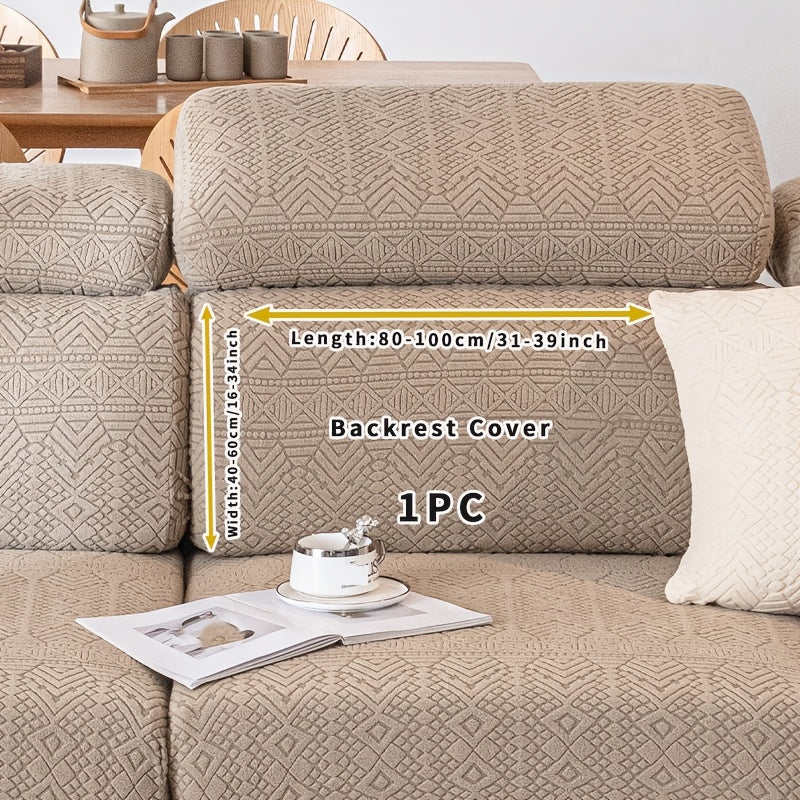 Boho Elastic Sofa Cover Pet-Friendly Machine Washable Fits Various Sizes