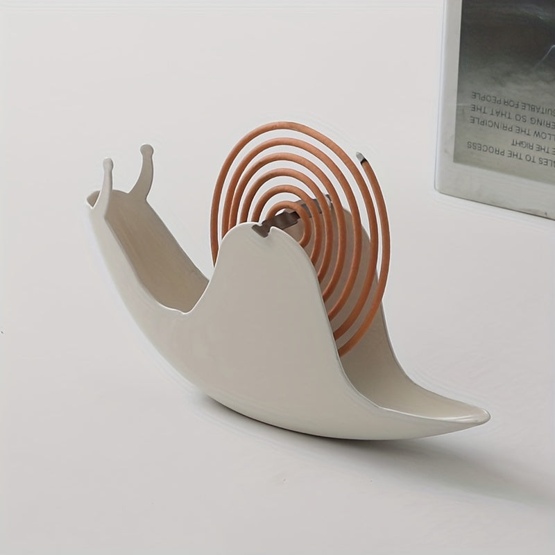 Snail Shape Incense Holder Iron Fireproof Sandalwood Burner for Home Decor