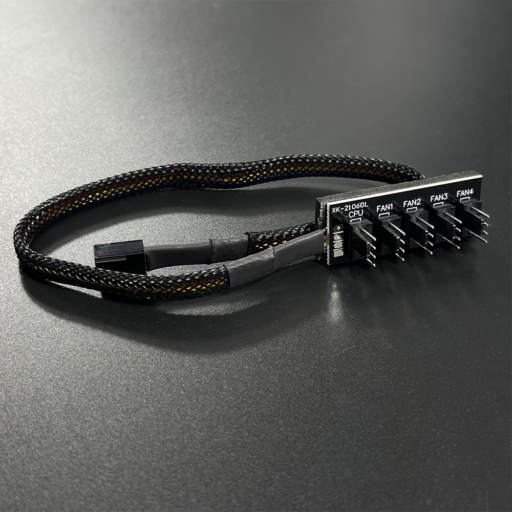 Controlador de ventilador de 5 vías alimentado por USB con control de temperatura PWM Máximo 36V con respaldo adhesivo