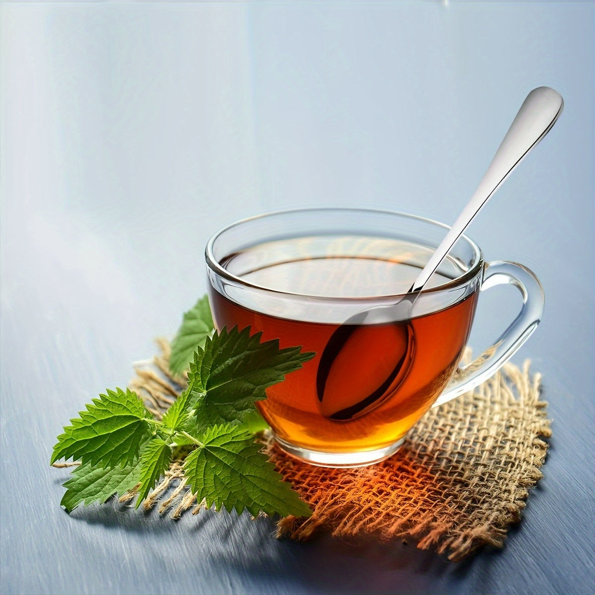 Set of 8 Stainless Steel Mini Coffee Spoons 5.39-Inch for Dessert Tea Ice Cream Kitchen