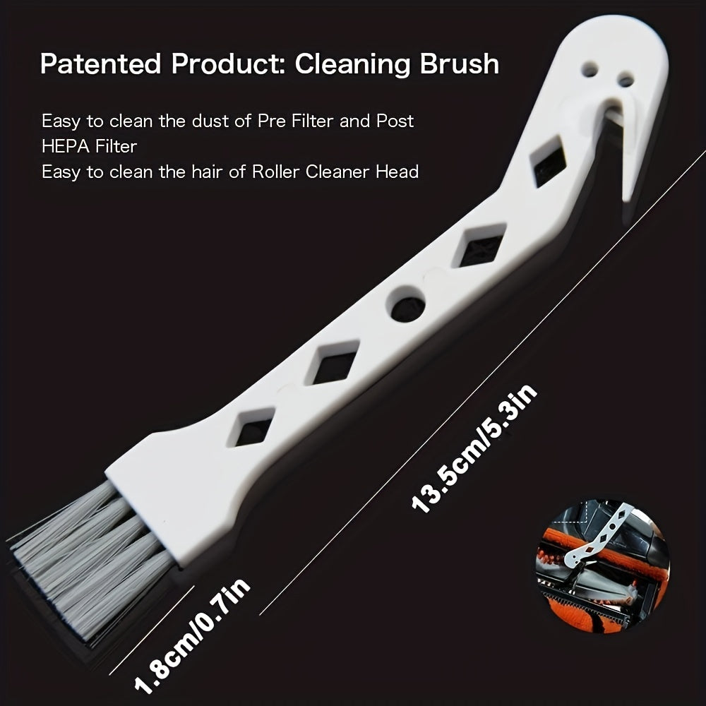 Dyson filtri almashtirish to'plami V6, V7 va V8 modellari uchun - 2 ta old filtr, 2 ta keyingi filtr va tozalash cho'tkasi aksessuarlarini o'z ichiga oladi