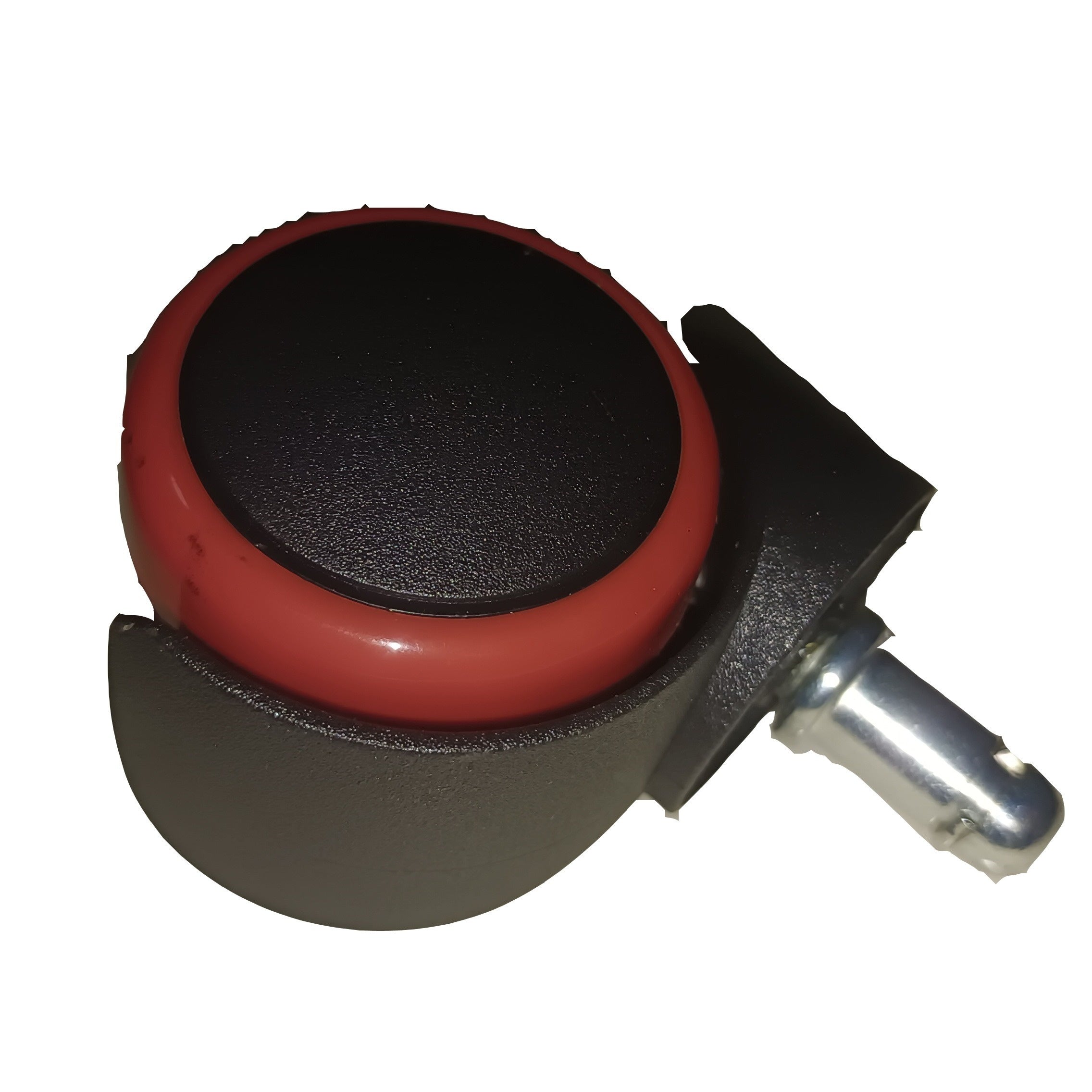 Ruedas de plástico para silla de oficina con ruedas giratorias de 5 estrellas, duraderas y fáciles de limpiar