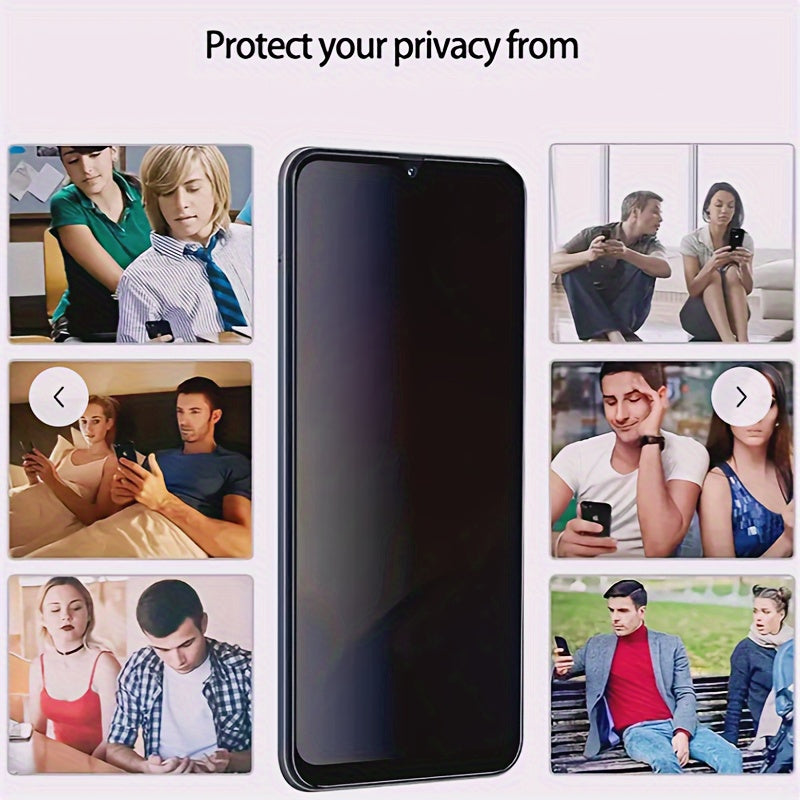 2 шт. защитных стеклянных пленок для конфиденциальности для моделей серии Samsung A