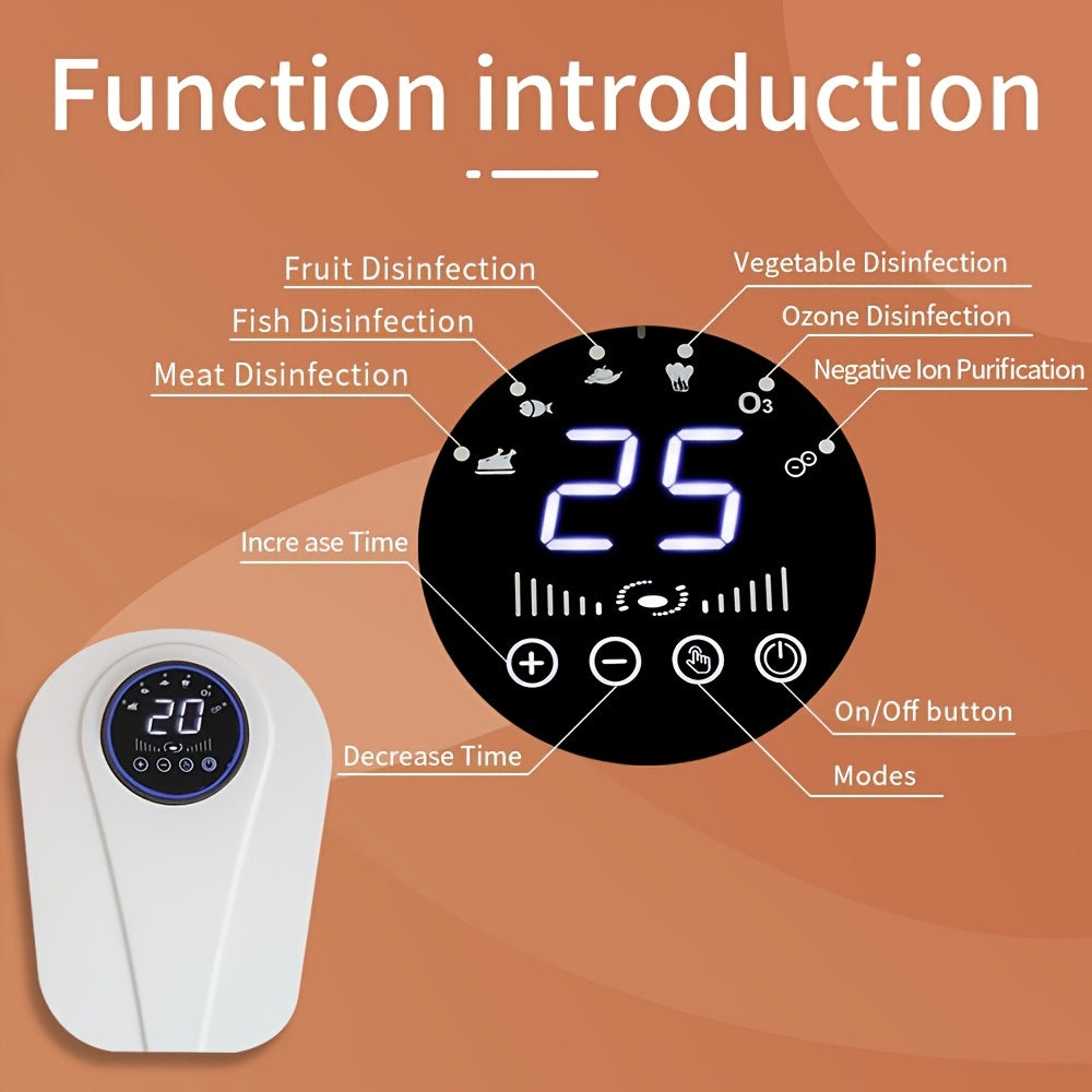 Uy oshxonasida foydalanish uchun kompaktdan ko'p funksiyali meva va sabzavotlarni tozalash qurilmasi, 220V Evropa rozetkasi