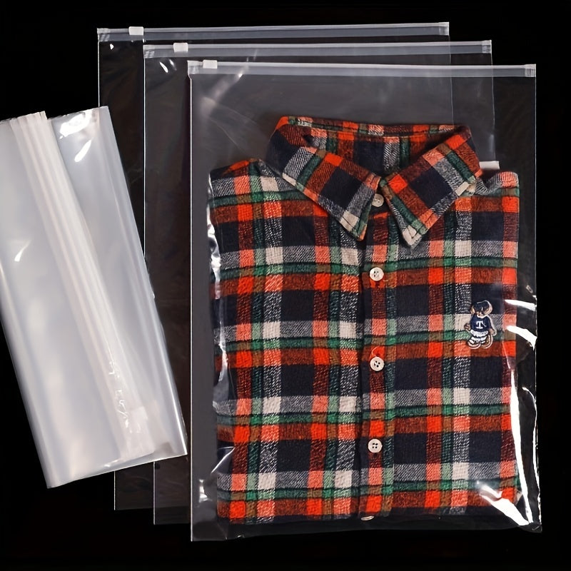 50 dona shaffof 14 Mil qayta ishlatiladigan Ziplock sumkalar, atıştırmalıklar, urug'lar, zargarlik buyumlari uchun paketlash