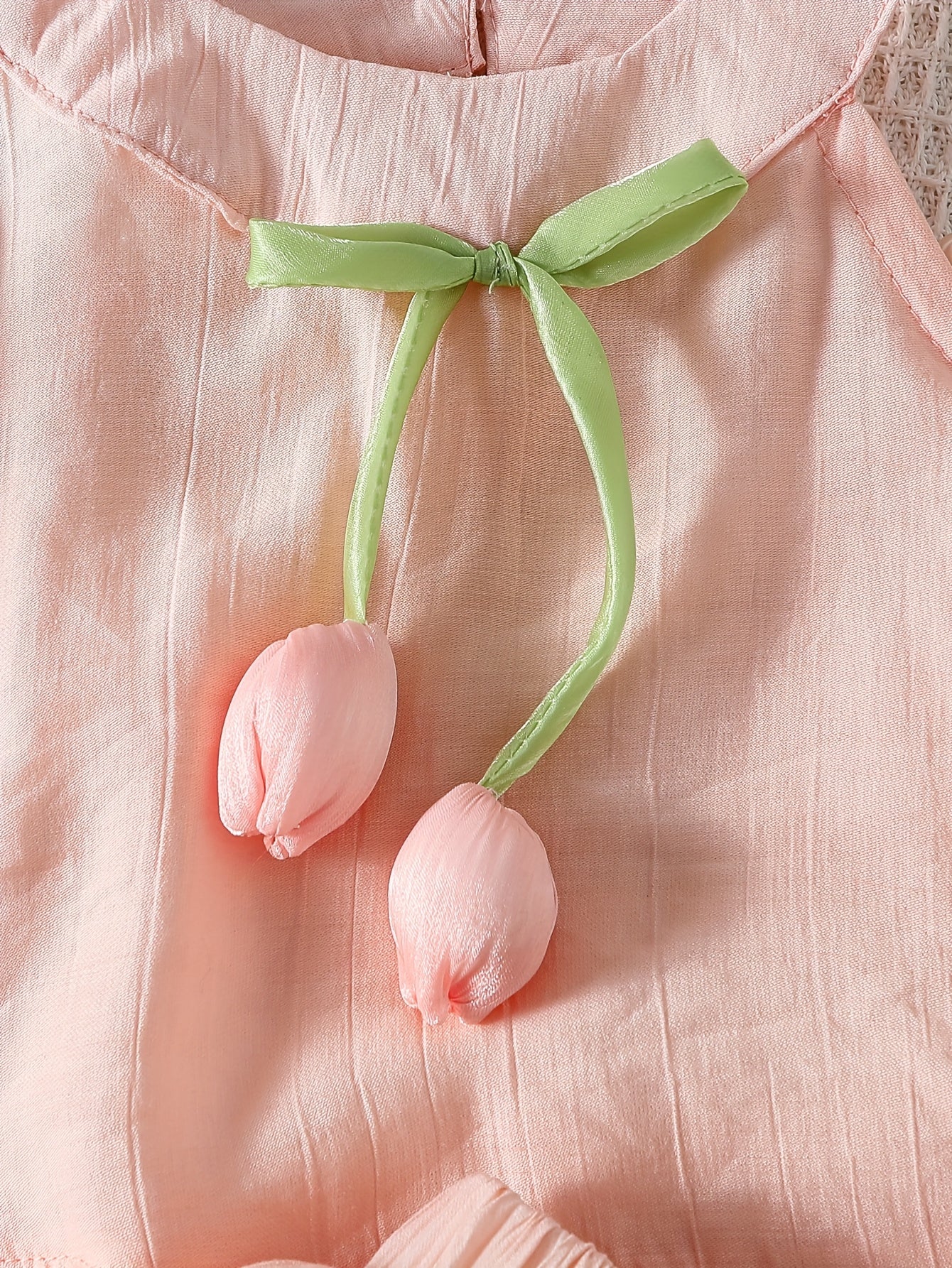 Girls Summer Outfit Two-Piece Korean Style Sleeveless Top and Tulip Skirt Pants