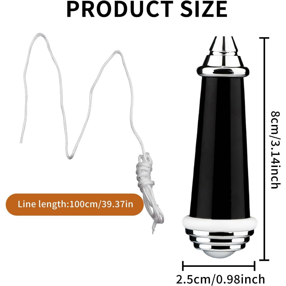 Stainless Steel Chrome Finish Toilet Ceiling Light Fan Switch with 100cm Nylon Pull String
