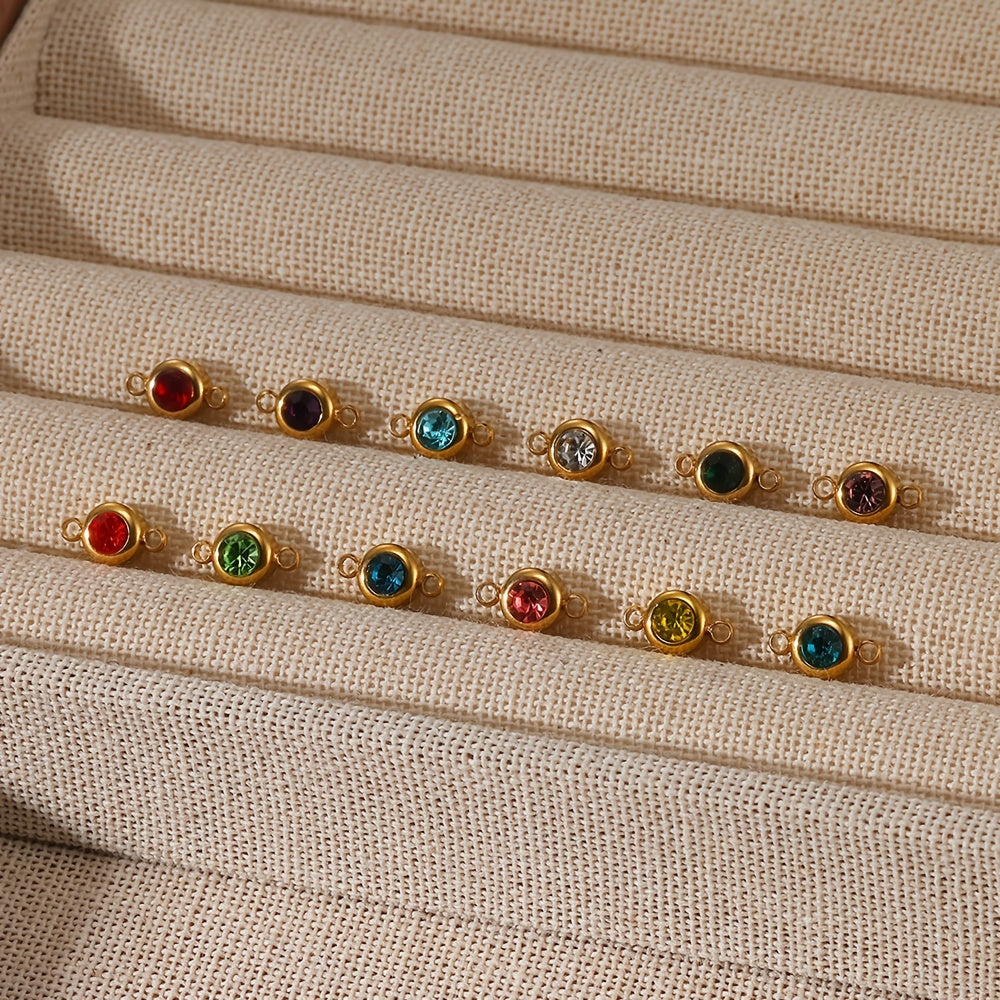 Zarif 18K Oltin Qoplamali Noxush Po'lat Ism Bilaguzuk, Sintetik Zirkoniya bilan, Vintage Uslubida Maxsus Tug'ilgan Kuni Zargarlik Buyumlari Har Kunlik Kiymak va Maxsus Tadbirlar Uchun