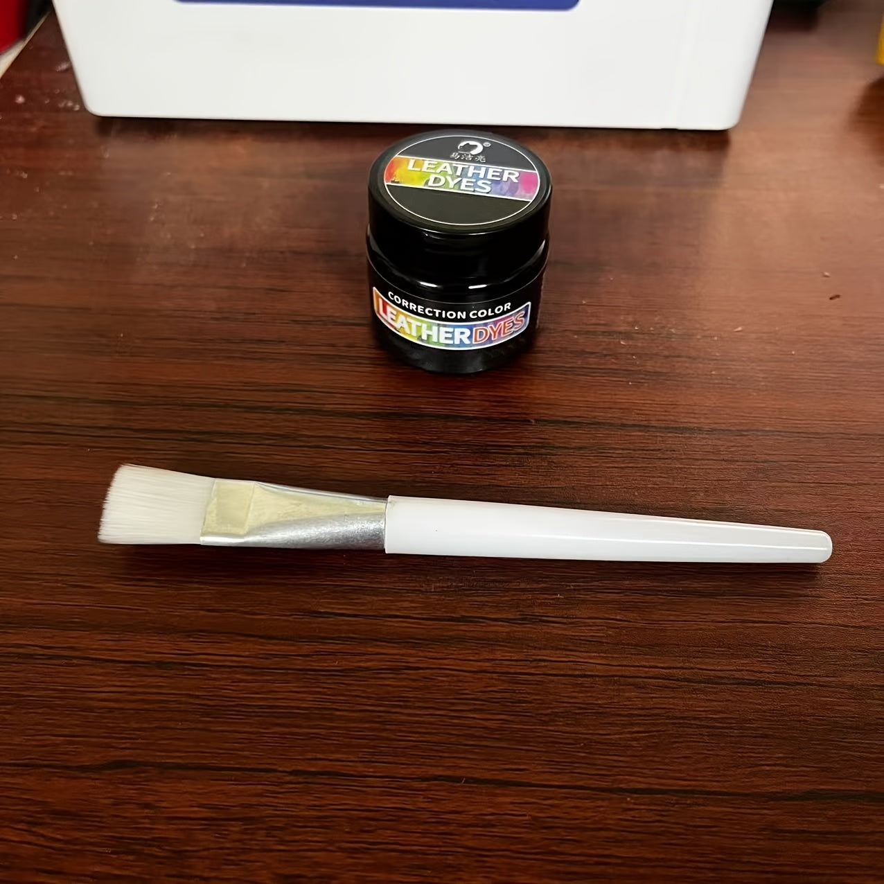 Pintura de reparación para interior de coche para volante de plástico negro 30g