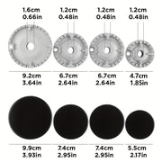 4-Piece Metal Gas Stove Burner Cover Set Fireproof Guards for Gas Cooktop