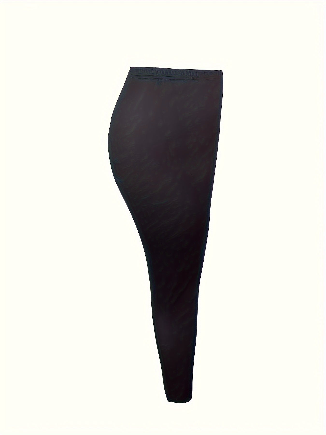 Leggings ajustados con estampado de gatos talla grande para mujer, pantalones casuales y elásticos