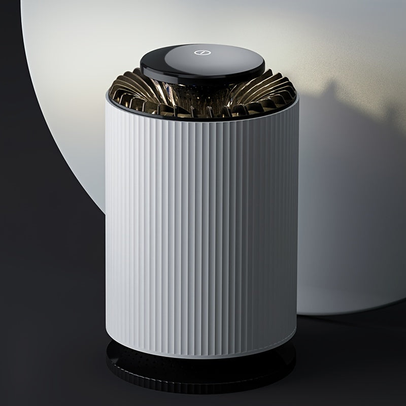 USB-Powered Air Purifier for Home Office Living Spaces Odor Elimination