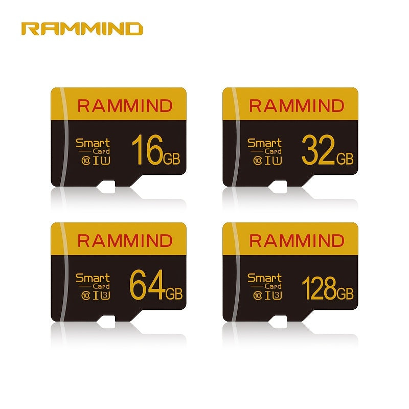 High-Speed U3 Class 10 Memory Card 8GB to 128GB with Adapter for Secure Storage