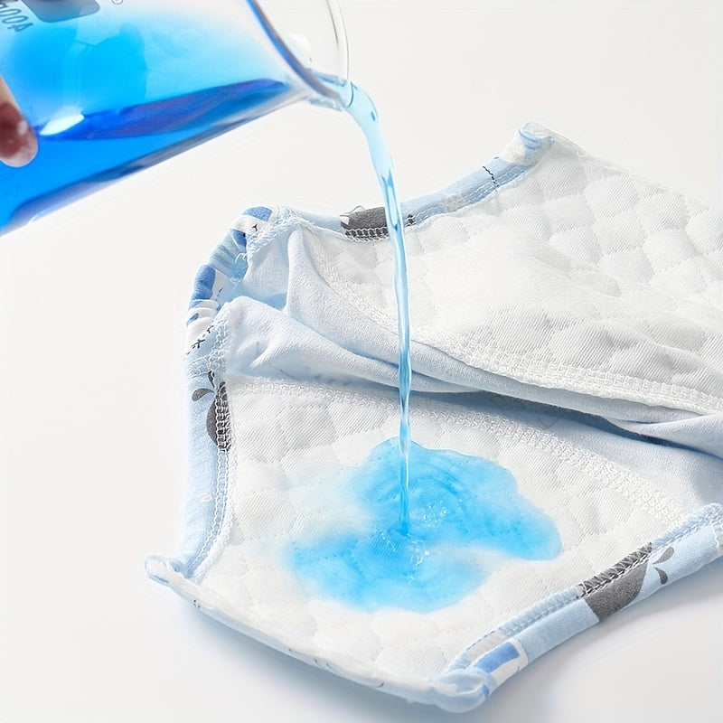 Bolalar uchun kiyimlar, hojatxona o'rgatish uchun 3 ta nafas oladigan paxta gazli yuviladigan kichkina bolalar uchun pamperslar kiyimlari to'plami