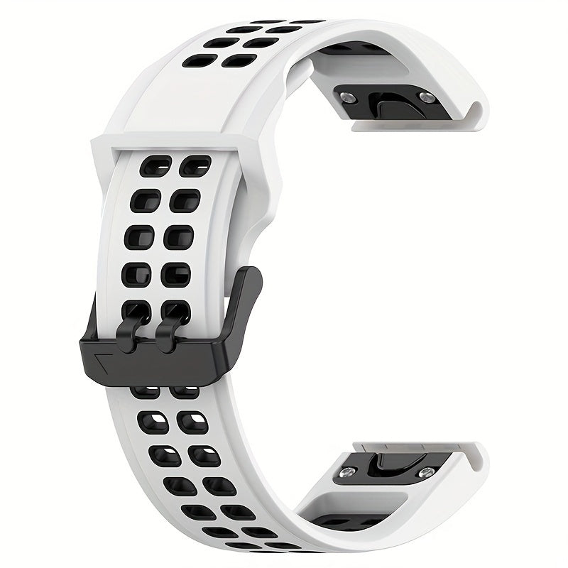 Garmin Fenix 7 Solar, Forerunner 955, Instinct 2 va boshqalar uchun maksimal qulaylik va chidamlilik uchun mo'ljallangan yuqori samarali sport kamarlarimiz bilan yangilang. Fenix 6, 5, Forerunner 945, Fenix3 HR, Descent MK 1 va boshqalar bilan mos keladi.