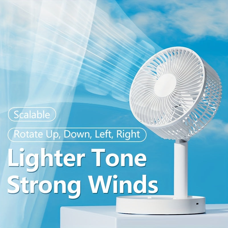 Portable Mini USB Fan, Foldable Handheld, Quiet, for Home and Office