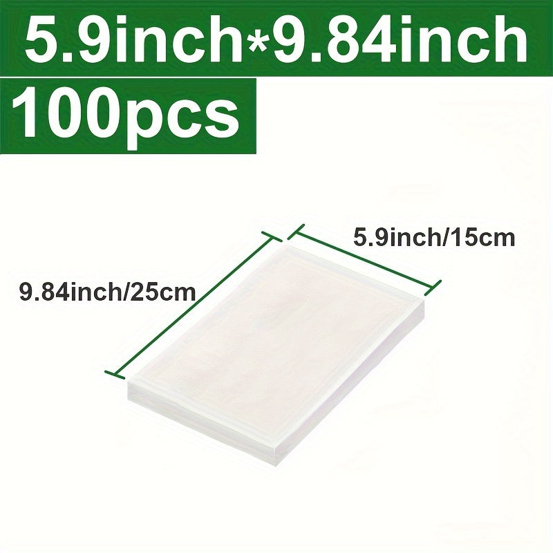 BPA-Free Vacuum Sealer Bags for Food Storage 3.93-15.74 Inches Pack of 100