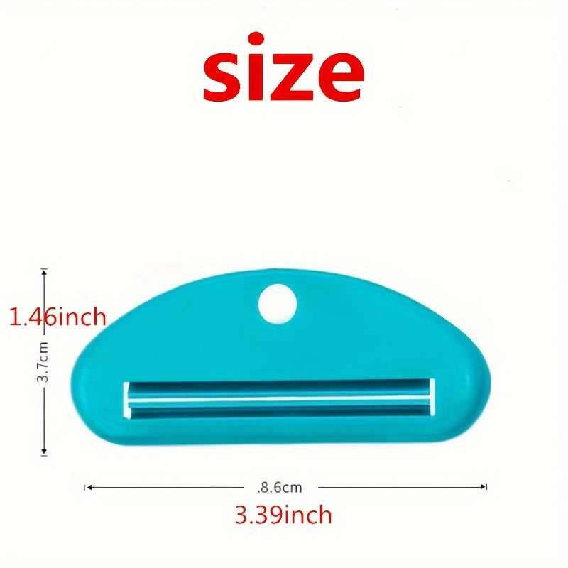 4Pcs plastik qo'lda tish pastasi dozatorlari hammomni tashkil qilish uchun