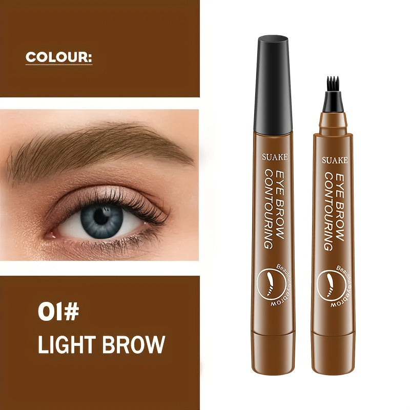 Women's Waterproof Eyebrow Pencil with 4 Micro-Sculpting Tips in 5 Colors