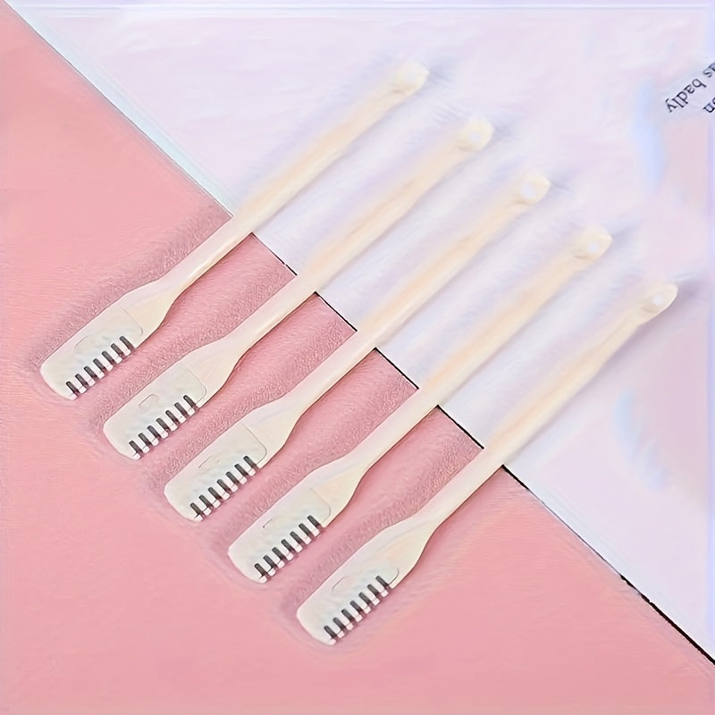 Uniseks qo'lda burun sochlarini kesuvchi to'plam 1/3/6 dona, teri uchun xavfsiz, og'riqsiz soch olib tashlash