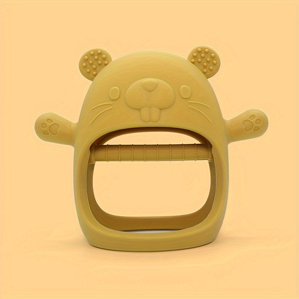 Yangi tug'ilganlar uchun bolalar silikon tishlagich, oziq-ovqat sifatidagi tishlagich o'yinchoq, Rojdestvo sovg'asi