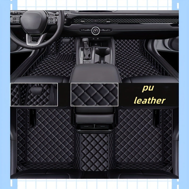 Sedanga mo'ljallangan PU teridan tayyorlangan, sirg'almas, suv o'tkazmaydigan, chang o'tkazmaydigan, yostiqlangan avtomobil podro'ka matolari