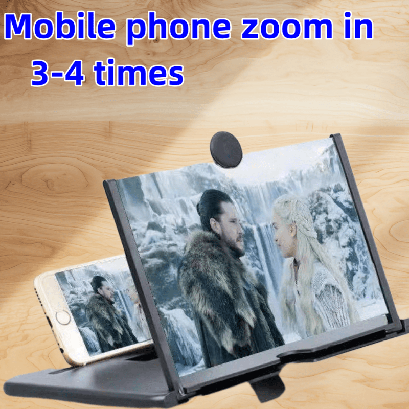 Smartphone Screen Amplifier 10/12 Inch Portable Stand Eye Protection for Students and Elderly