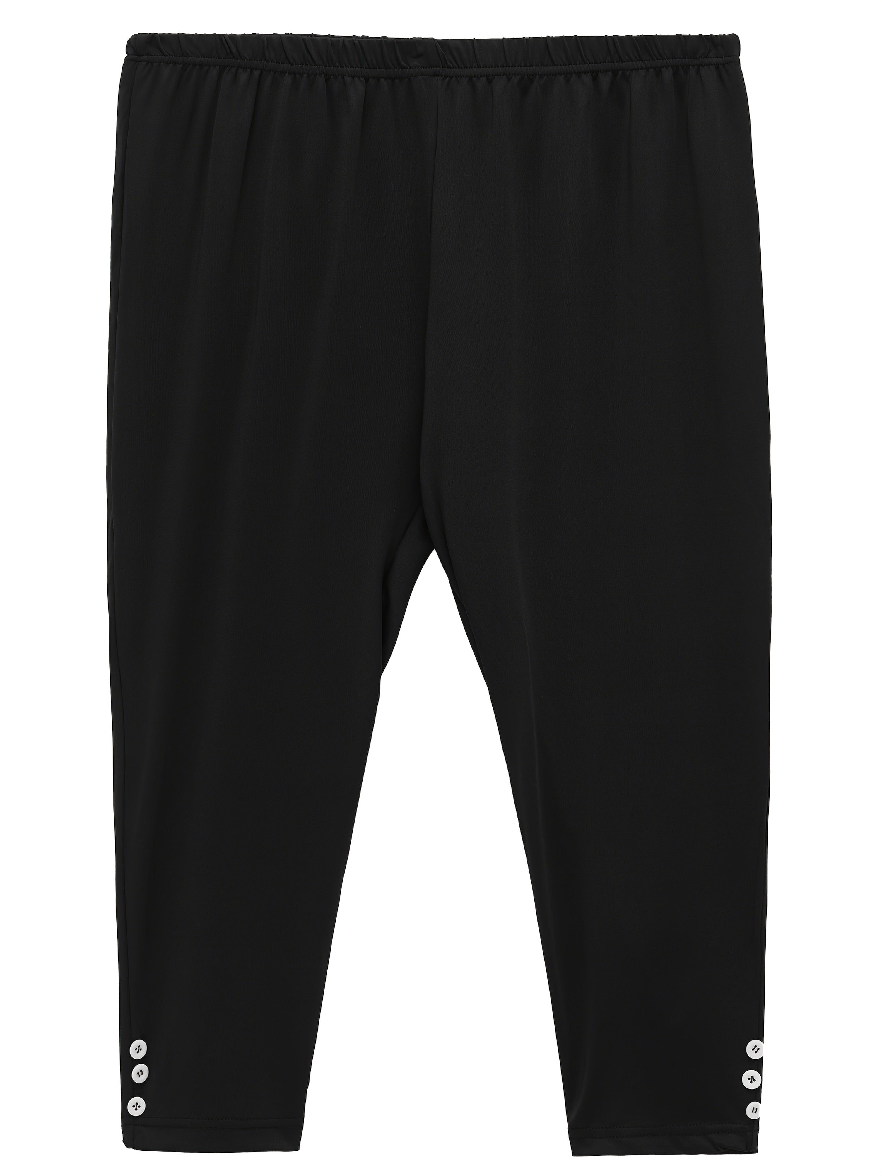 Ayollar uchun keng o'lchamli yuqori belli elastik Capri legginslar, 5 ta, qora yoga mashg'ulotlari uchun shimlar