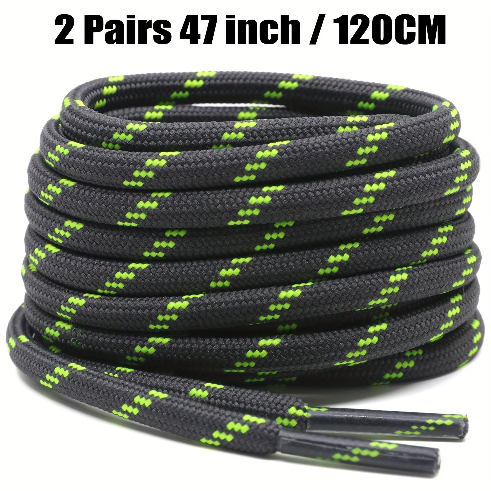 Unisex Thickened Round Climbing Shoe Laces for Hiking and Work Boots