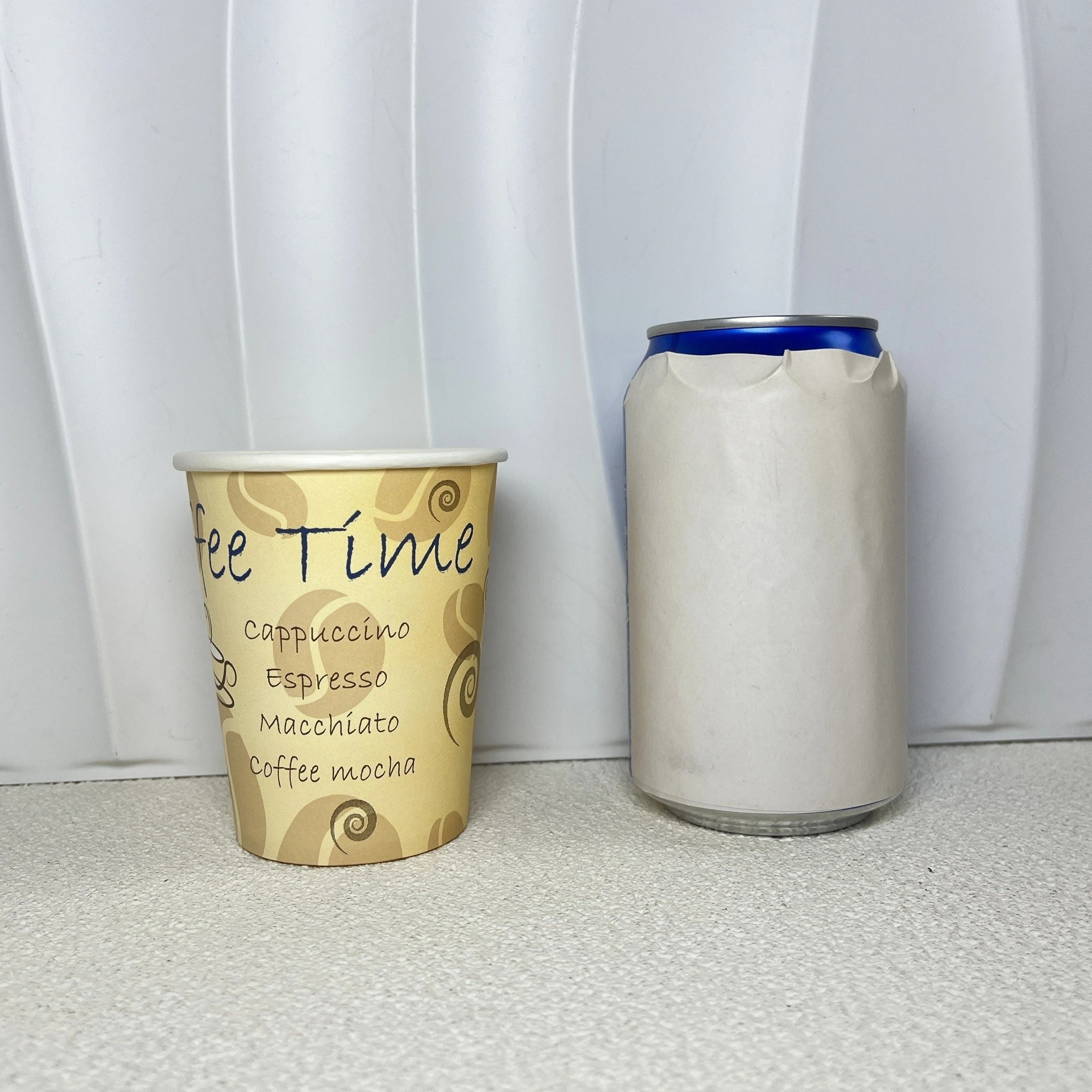 50-100 Disposable 8oz Paper Cups Hot Drink Food-Grade for Coffee Juice Water