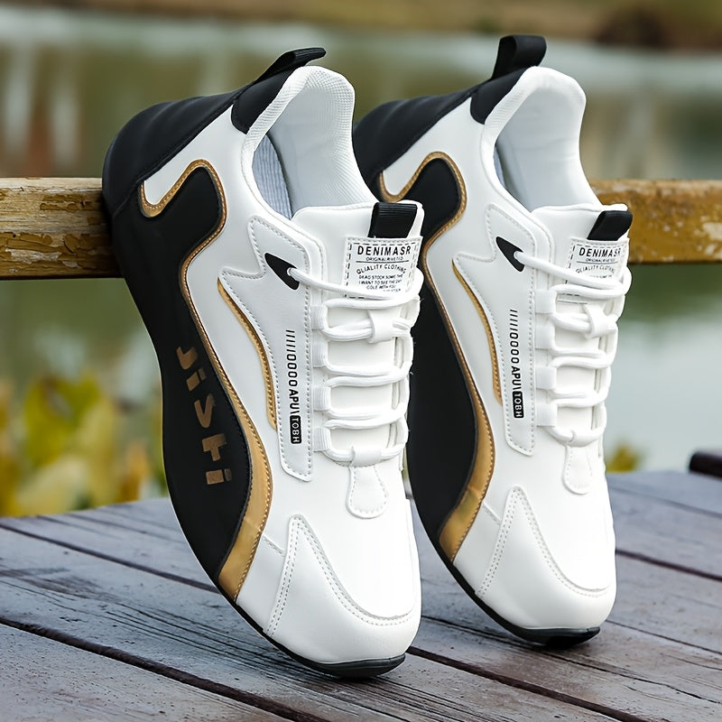 MAINALUN erkaklar uchun sport krossovkalari, bog'ichli dizaynga ega, yurish, sayr qilish, mashg'ulotlar va sayohat uchun mos. Qulay va zamonaviy, bir rangli sun'iy mato va dumaloq barmoq bilan.