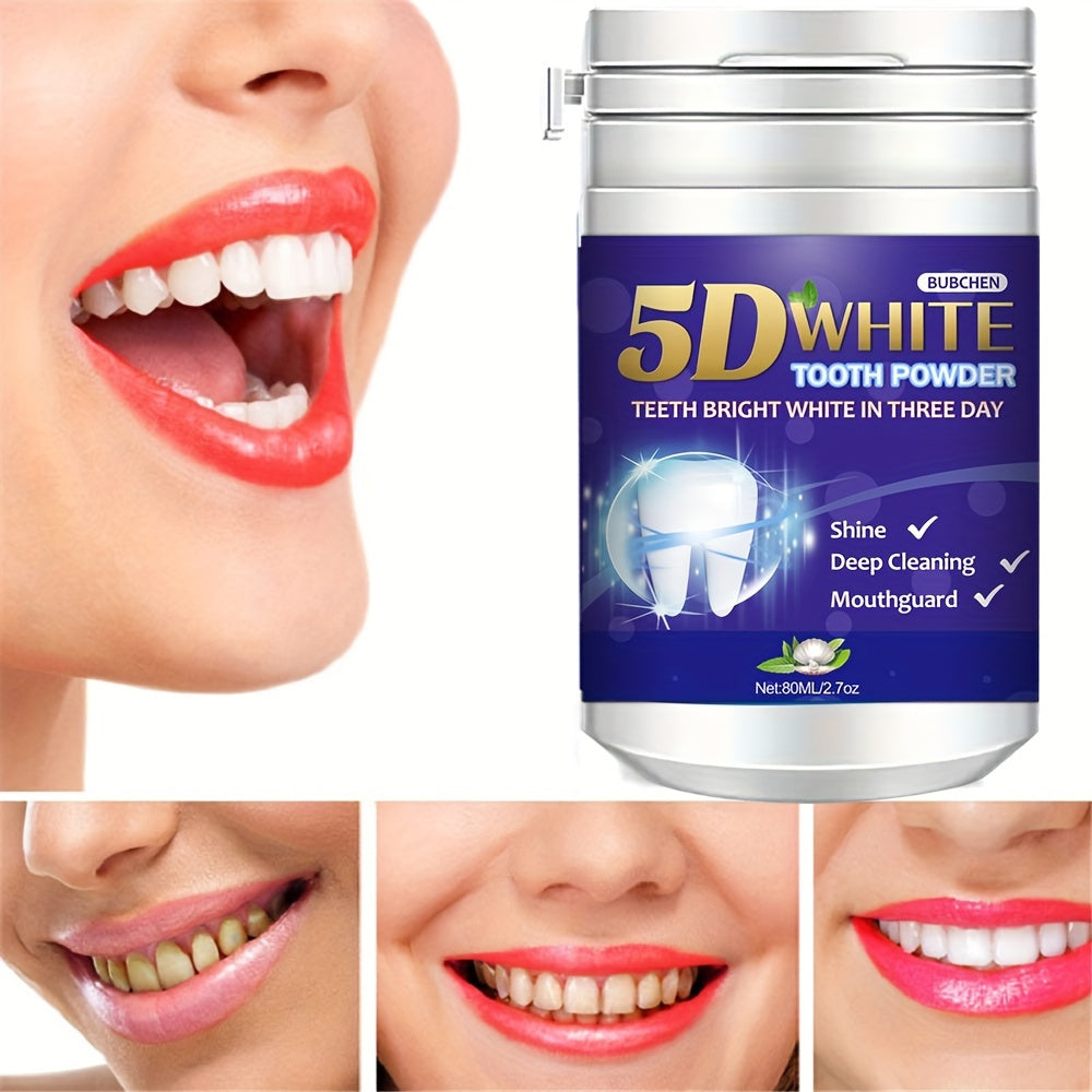 Fresh Mint Teeth Whitening Powder Deep Cleaning Stain Remover