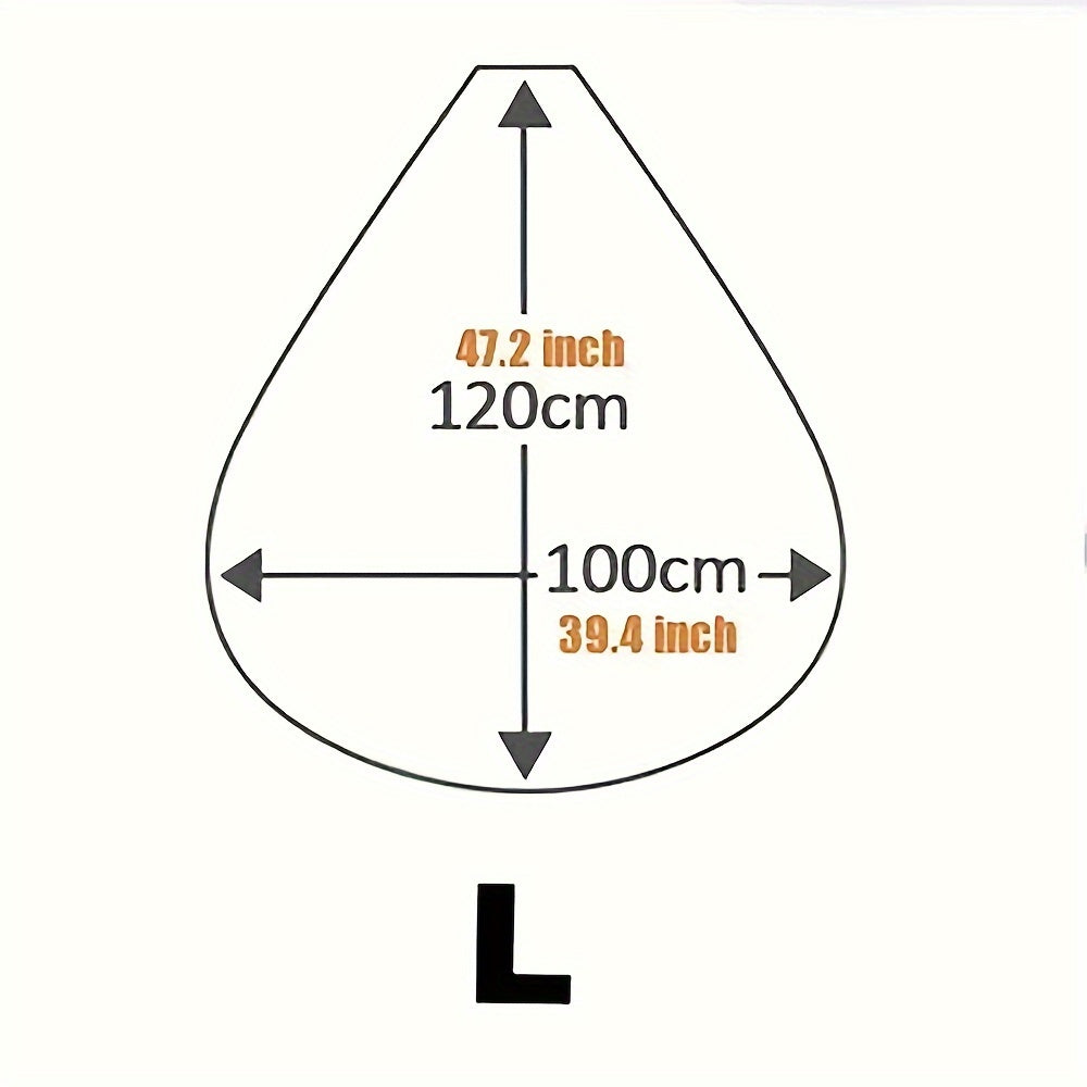 Art Deco Linen Bean Bag Chair Cover with Handles Soft Durable Fabric for Living Room