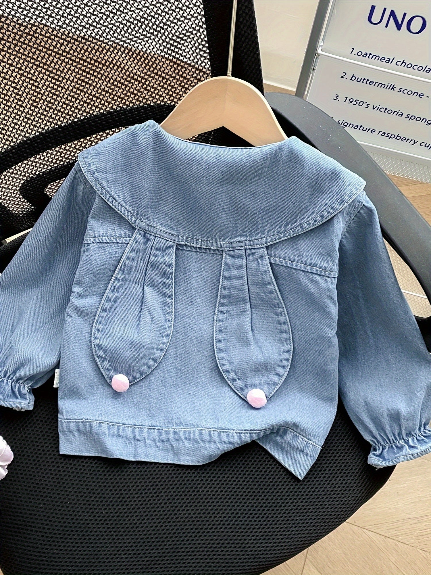 Kids Denim Jacket for 12 Months Plus Solid Cotton Casual Coat