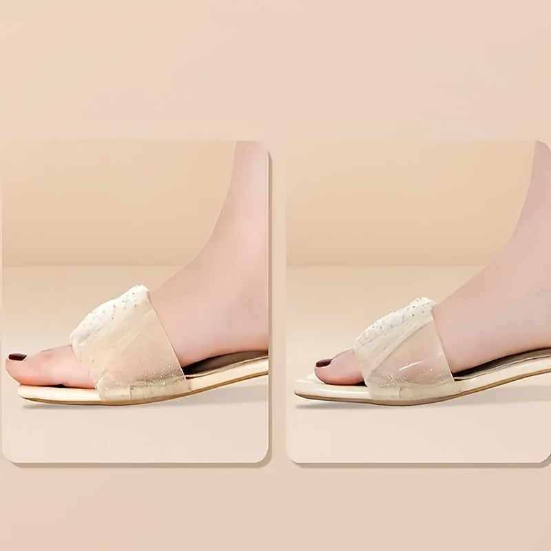 Silicone Non-Slip Forefoot Insoles for Women Men Cushioned Support