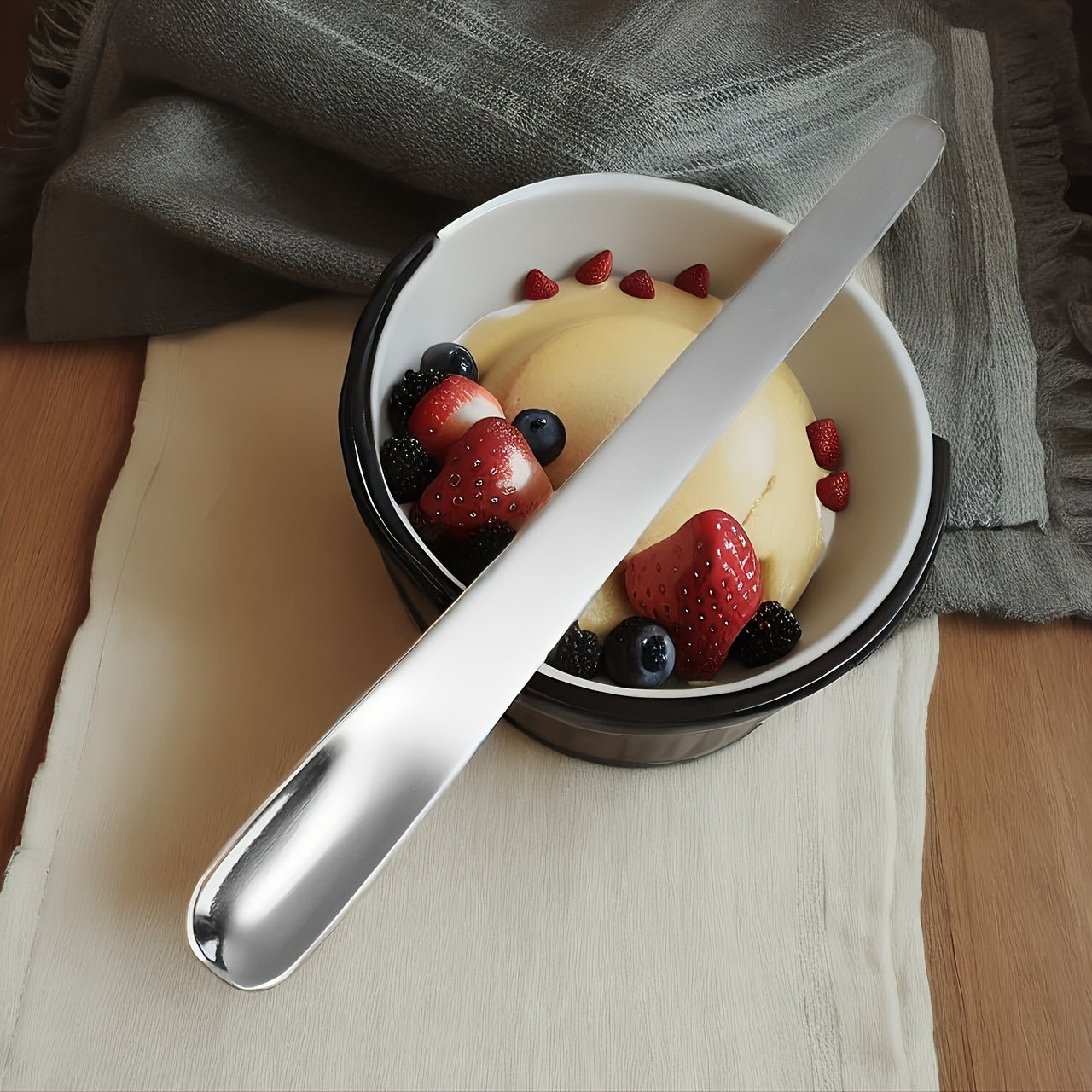 Set of 6 Stainless Steel Spoons 4.84 Inch Multi-Purpose Utensils
