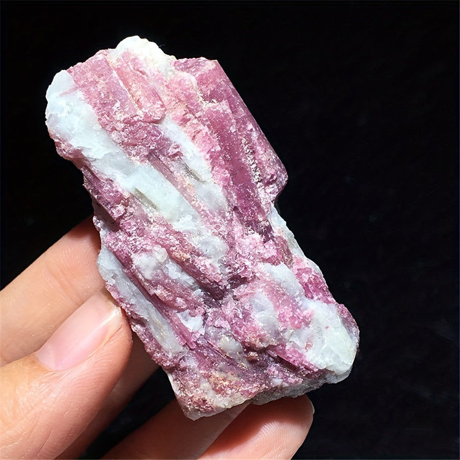 Especimen de mineral de cristal natural para educación y decoración