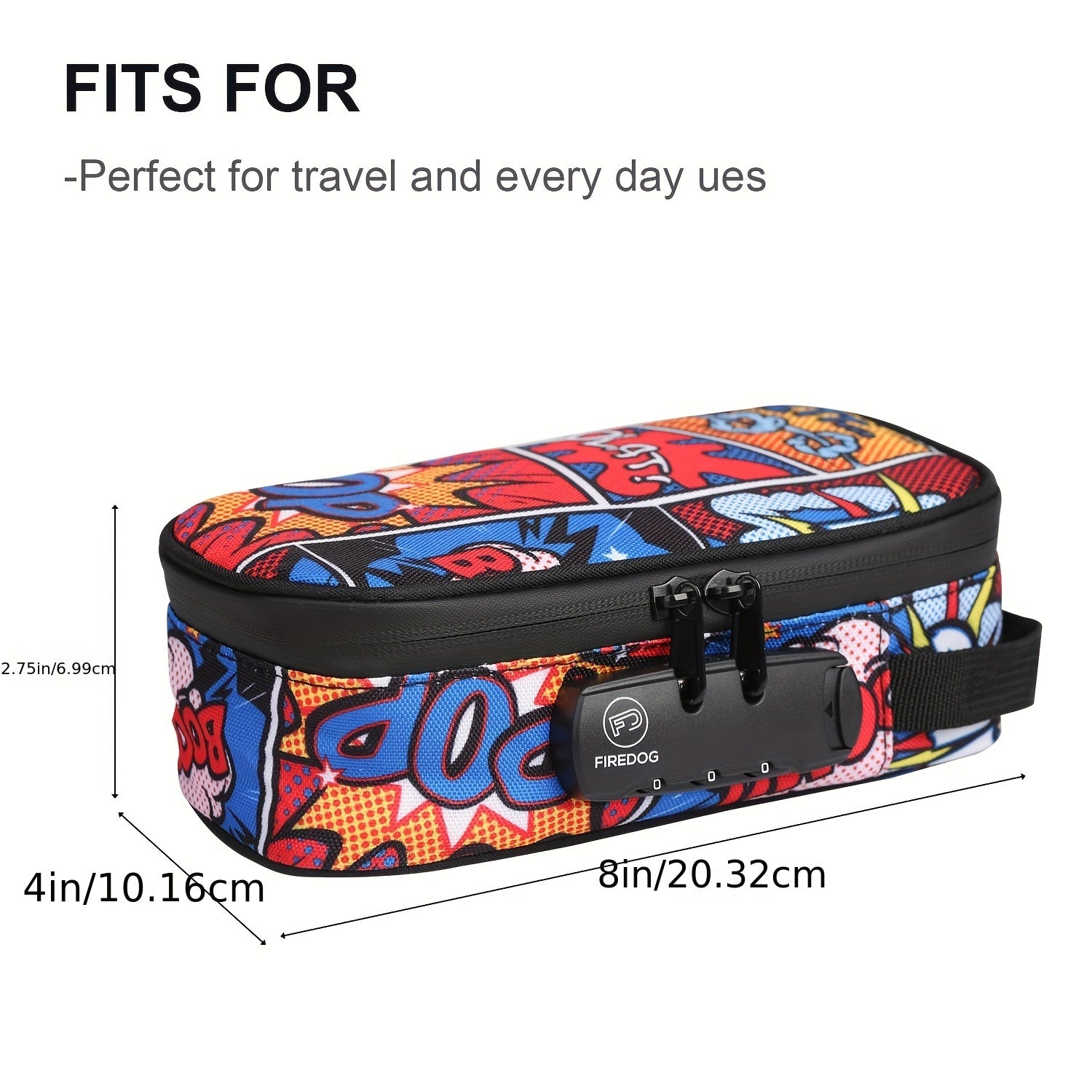 Vibrant Knit Odorproof Storage Bag with Lock for Jars and Bottles