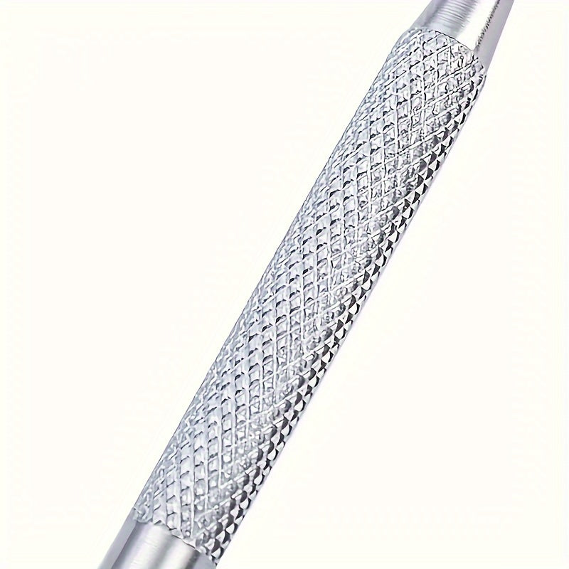 Stainless Steel Toenail Cleaner Curved Nail Spoon Pedicure Tool